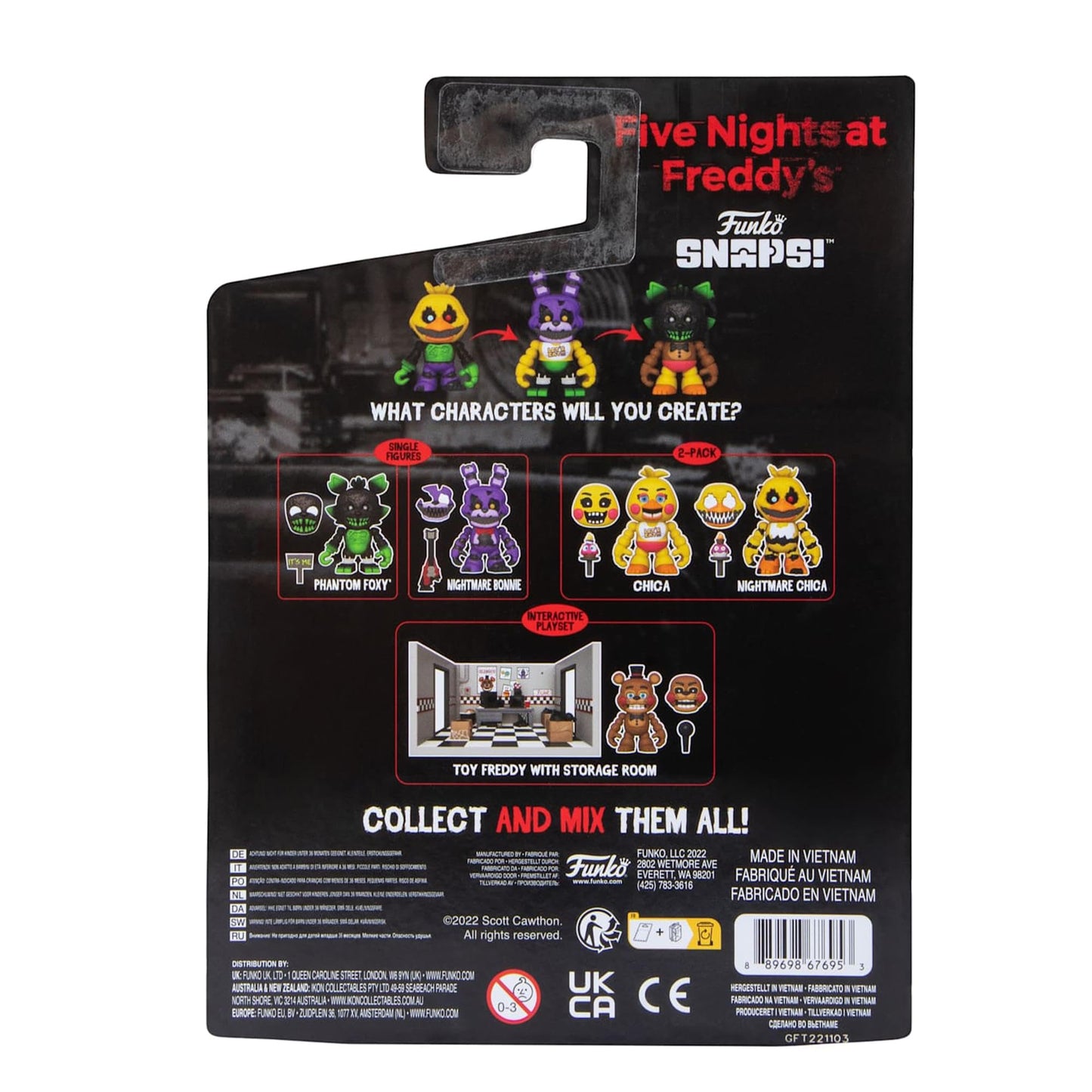 Funko Snaps! Phantom Foxy – 3.5-Inch Vinyl Collectible, Five Nights at Freddy’s