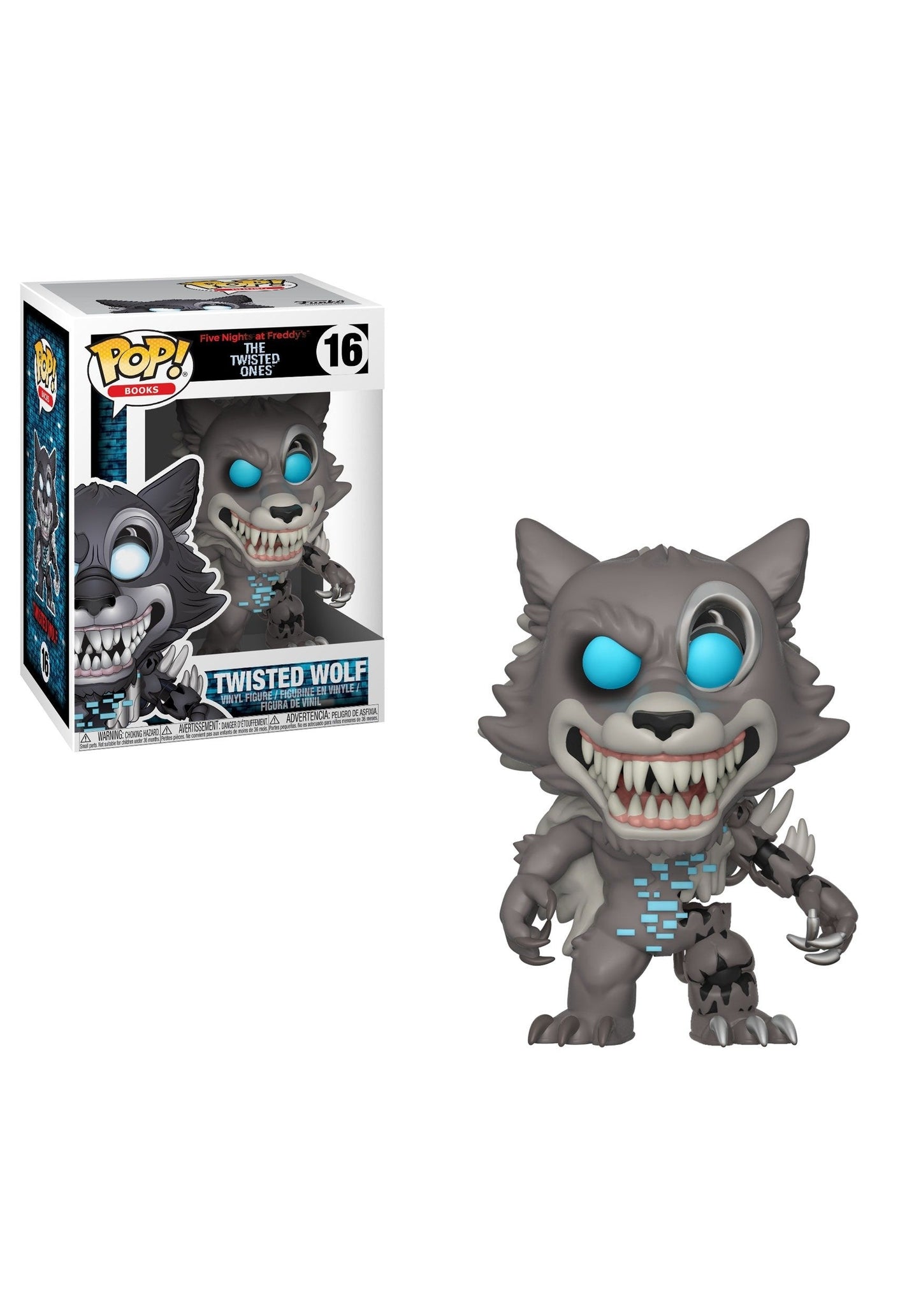 Funko POP! Books: Five Nights at Freddy's Twisted Wolf Collectible Figure, Multicolor