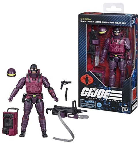 G.I. Joe Classified Series #147 S.A.W.-Viper – 6-Inch Action Figure with 9 Accessories