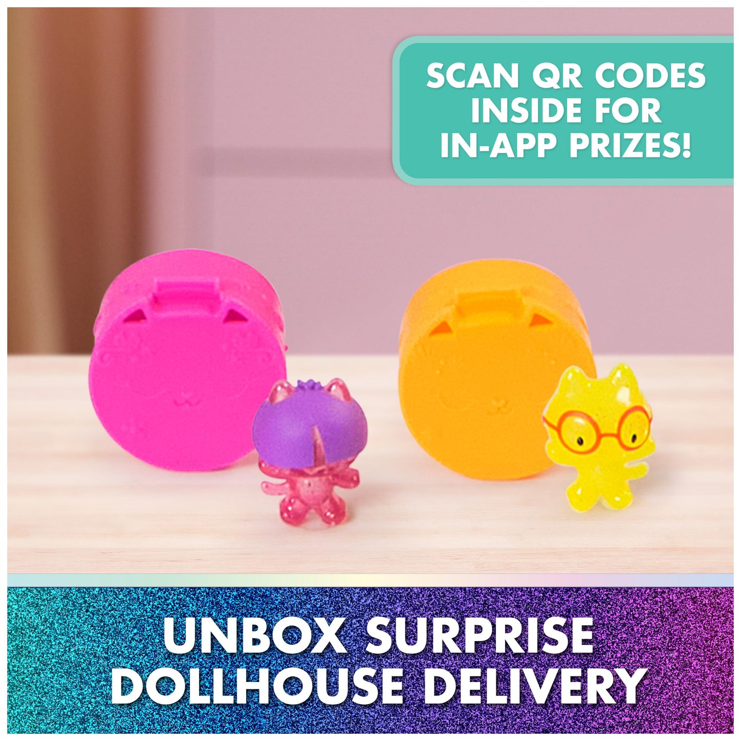 DreamWorks Gabby’s Dollhouse: Movie-Style Interactive Cat Dollhouse with 7 Rooms & LCD Eyes