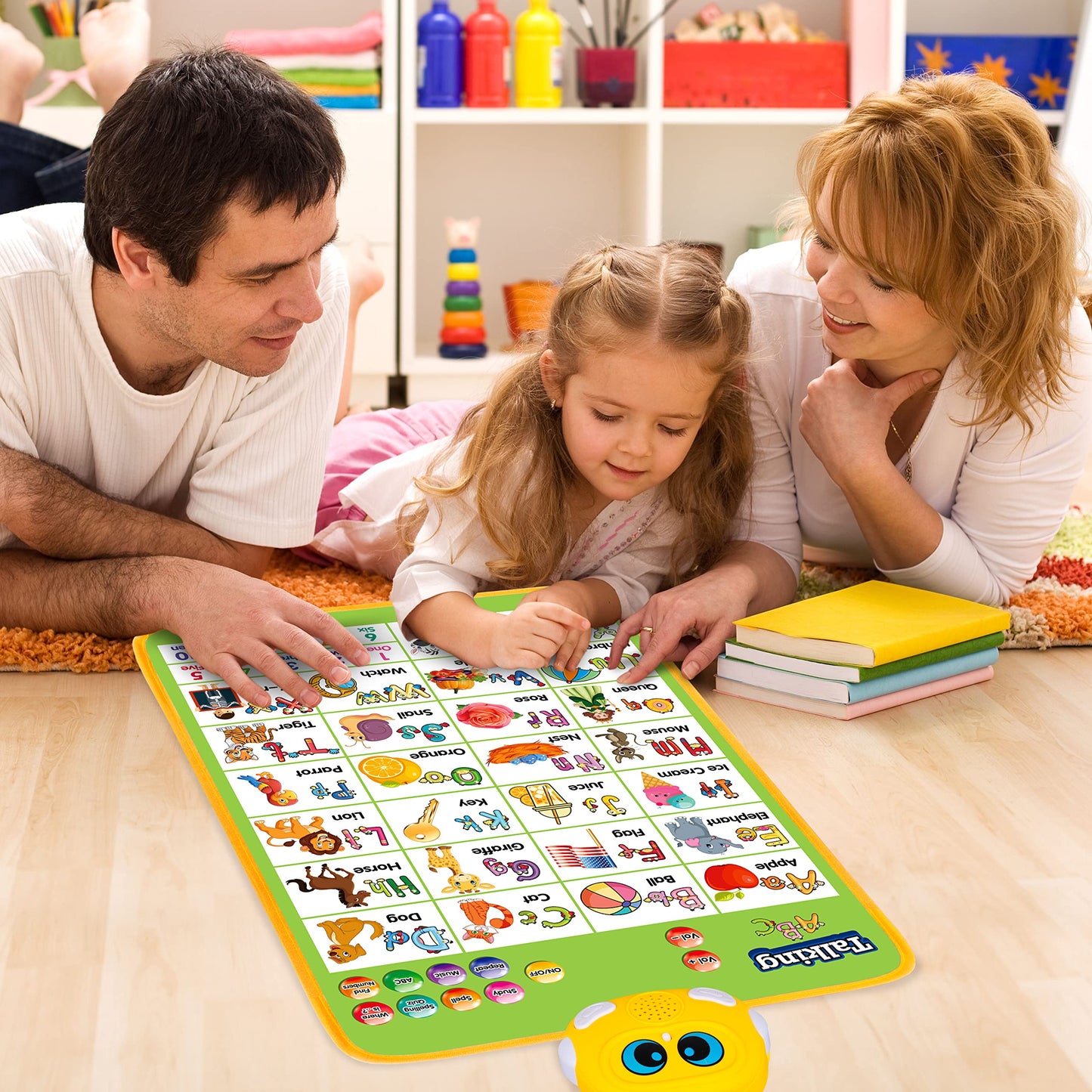 GaHoo Electronic Alphabet Wall Chart — Talking ABC & 123s for Toddlers