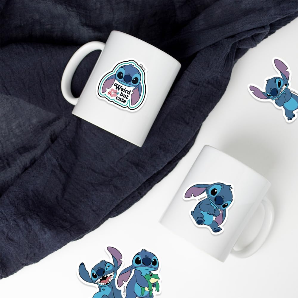 GAIGISFUR Stitch Stickers Pack – 100 Waterproof Vinyl Designs for Laptops, Phones, and Water Bottles
