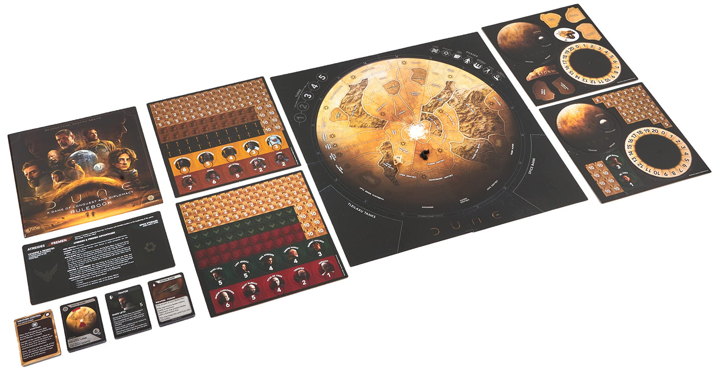 Gale Force Nine Dune: A Game of Conquest and Diplomacy – Sci-Fi Board Game for 2–4 Players (30–60 Min)