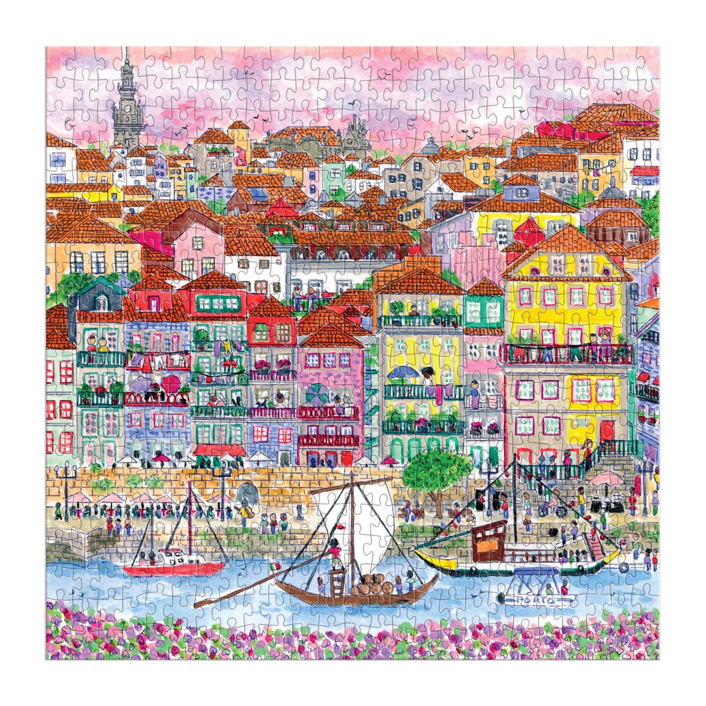 Galison Colors of Porto – 500-Piece Michael Storrings Jigsaw Puzzle