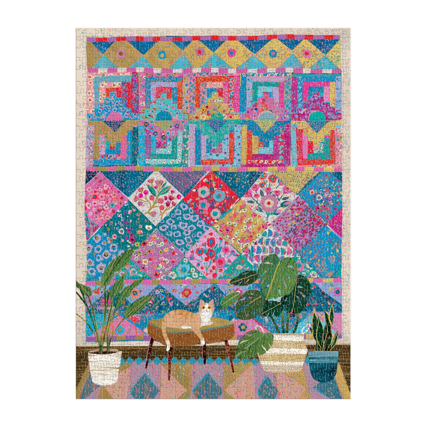 Galison Quilter's Corner 1000-Piece Puzzle by Victoria Ball – Quilts & Textile Arts