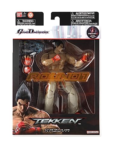 Game Dimensions Tekken Kazuya Mishima Action Figure — 22+ Points of Articulation & Accessories