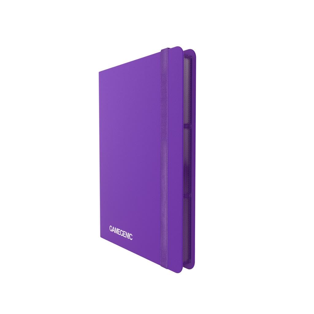 Gamegenic Casual Album 18-Pocket Purple – Organize Standard & Japanese-Size Cards (Holds 360)