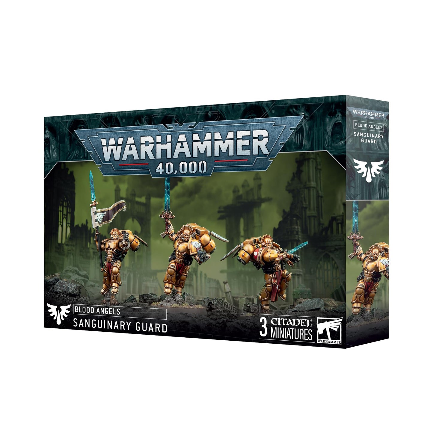 Games Workshop Warhammer 40,000 Blood Angels Sanguinary Guard – Elite Jump-Pack Miniatures