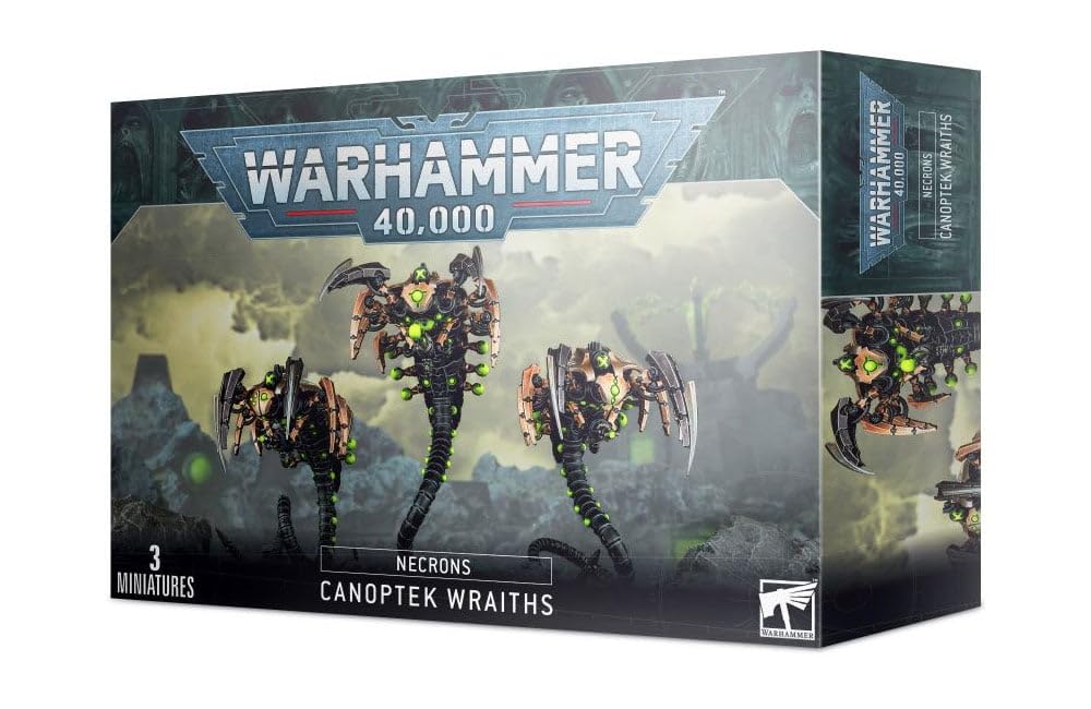 Games Workshop Canoptek Wraiths: Necrons – Plastic Tabletop Miniatures for Your Necron Army