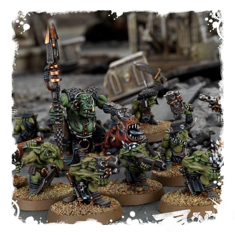 Games Workshop Warhammer 40k Gretchin (2018) – Build 10 Gretchins + Runtherd | Ages 14+
