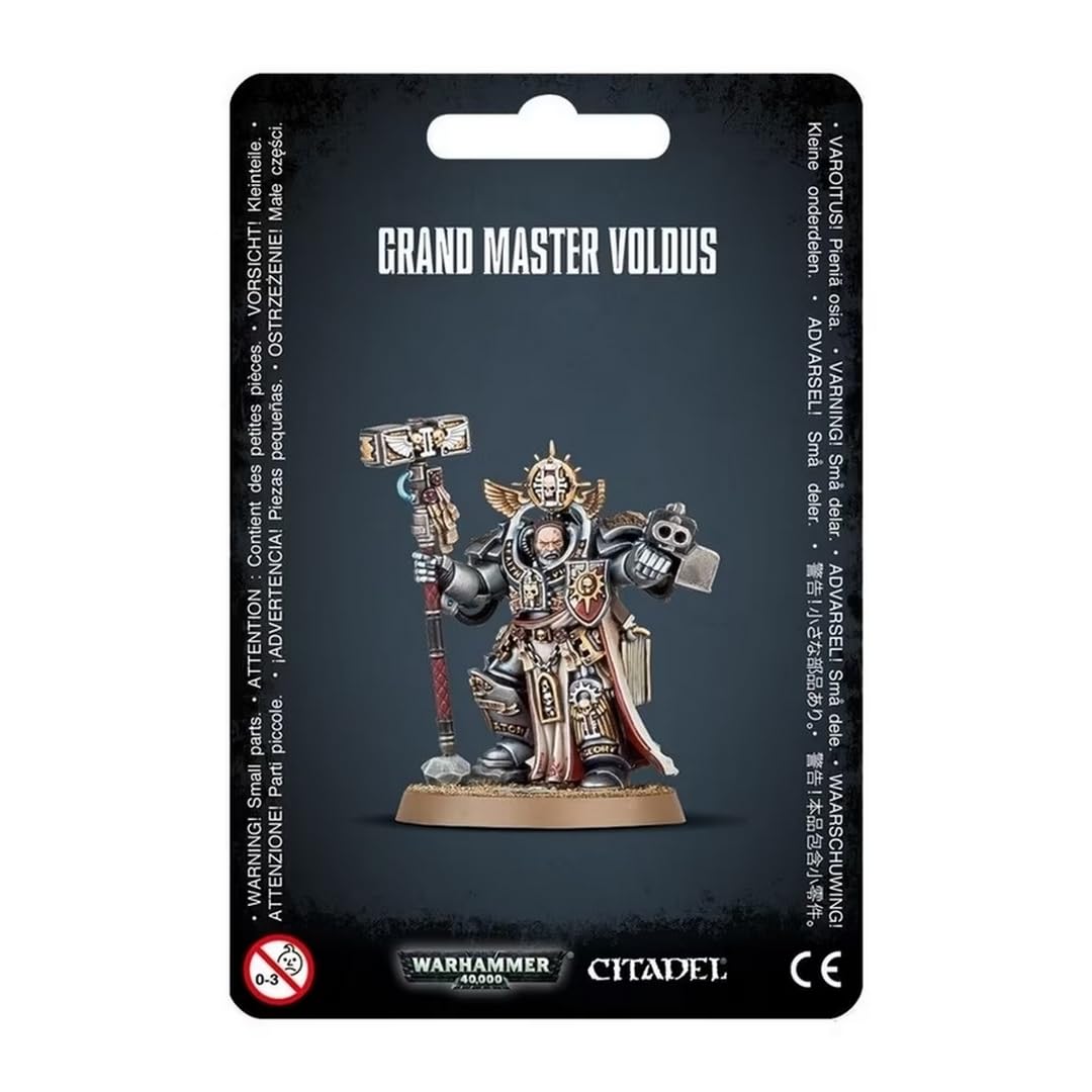 Games Workshop Grey Knights Grand Master Voldus Miniature – 28mm Plastic Kit