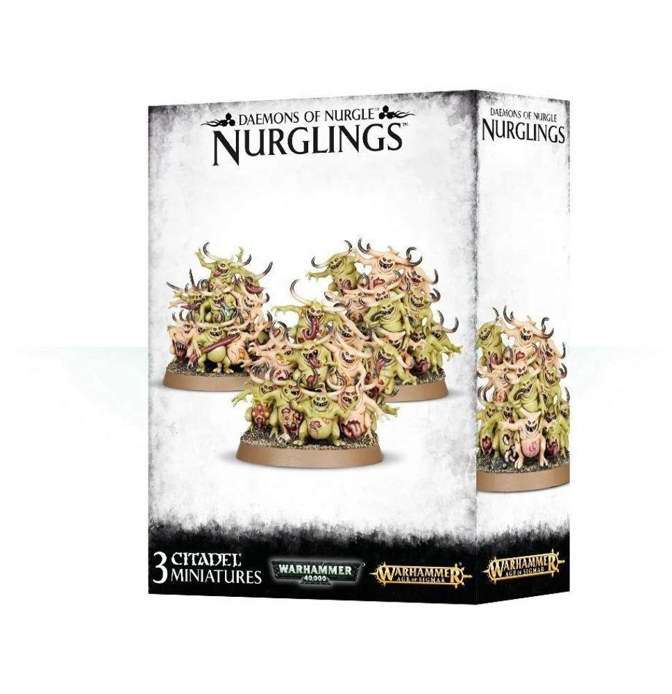 Games Workshop Nurglings Plastic Kit – 3 Towers of Daemons of Nurgle (99129915037)