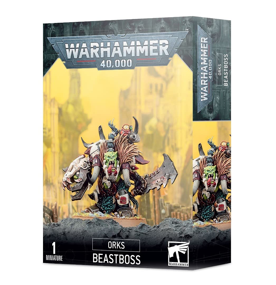 Games Workshop Warhammer 40,000 Orks Beastboss – Beast Snaggas Leader Miniature