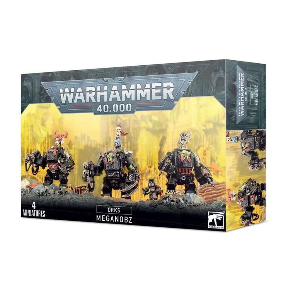 Games Workshop Warhammer 40K Ork Meganobz Action Figure – Black (99120103035)