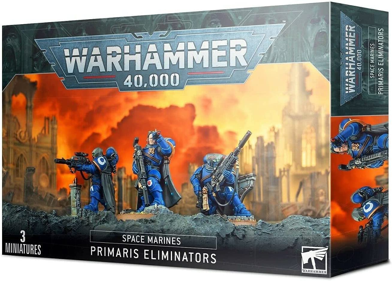 Games Workshop Warhammer 40,000 Space Marines Primaris Eliminators – 3-Model Plastic Kit