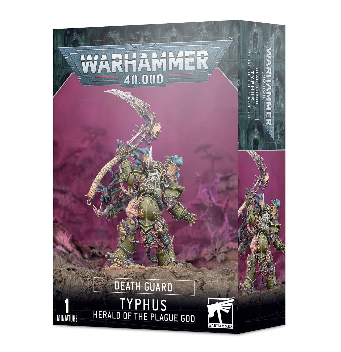 Games Workshop Typhus: Herald of the Plague God Miniature (99120102076) – 15-Component Plastic Kit