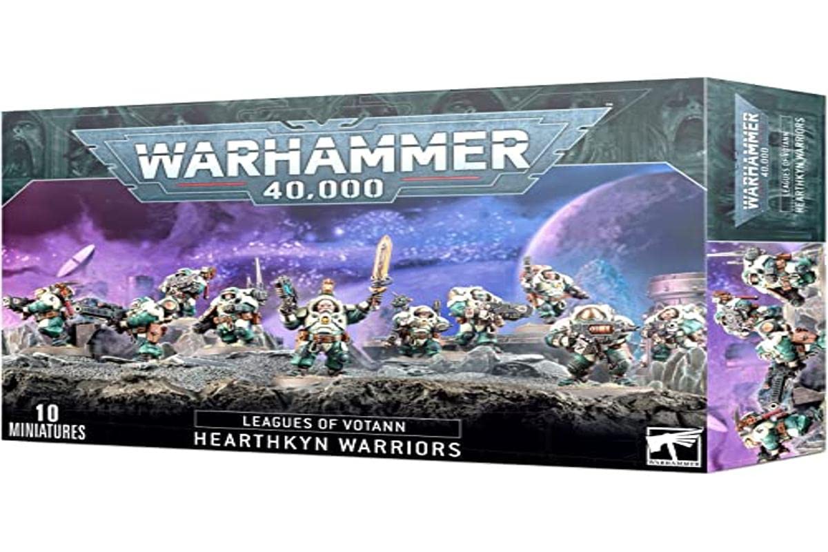 Games Workshop Warhammer 40,000: Leagues of Votann — Hearthkyn Warriors (10 Miniatures)