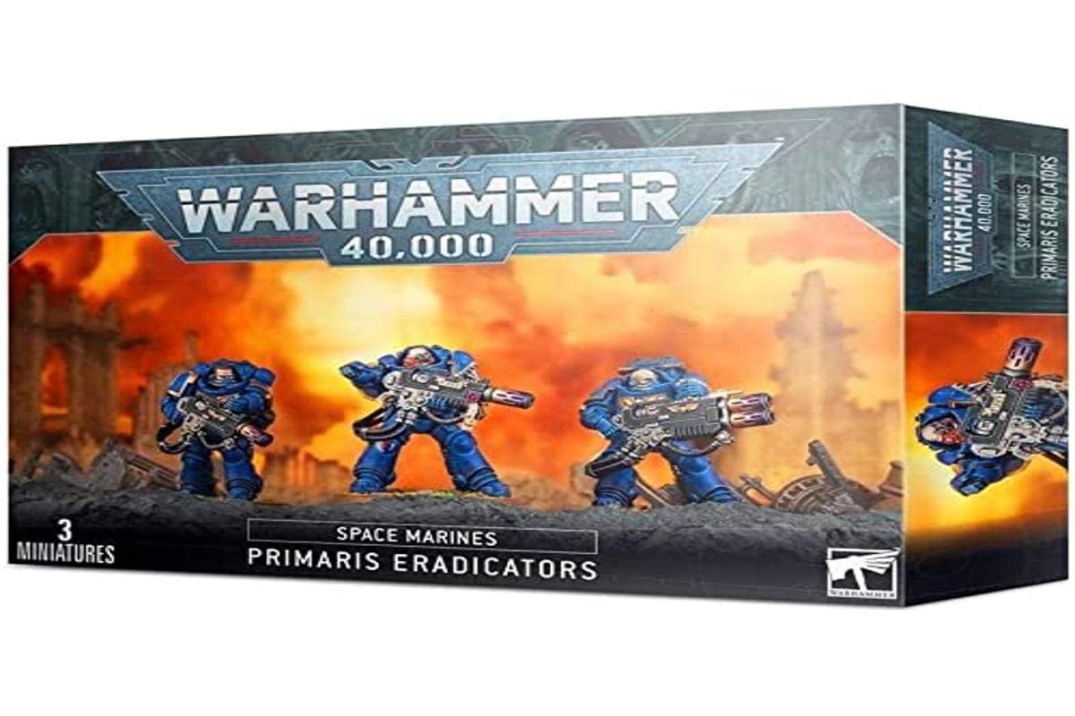 Games Workshop Warhammer 40k Space Marine Primaris Eradicators Black 99120101286