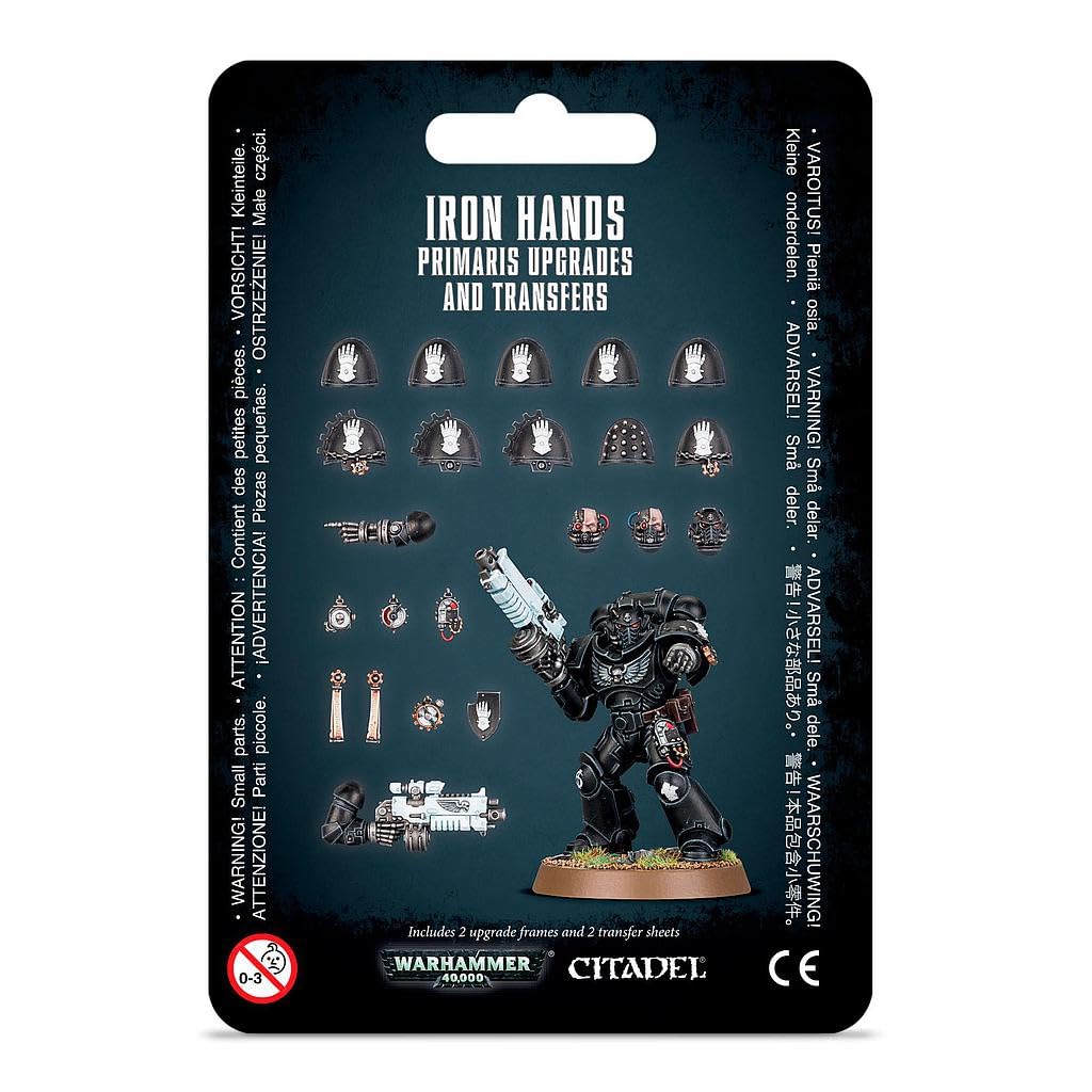 Games Workshop Warhammer 40K Iron Hands Primaris Upgrades & Transfers (55-09)