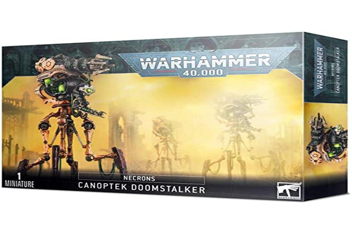 Games Workshop Warhammer 40,000 Necrons Canoptek Doomstalker – Plastic Miniature, Assembly Required