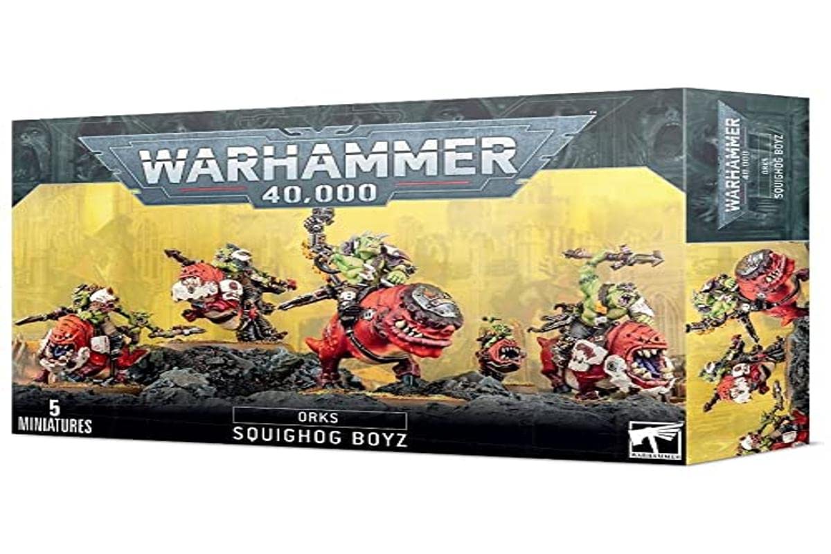 Warhammer 40,000 Orks Squighog Boyz – Nob on Smasha Squig | Games Workshop