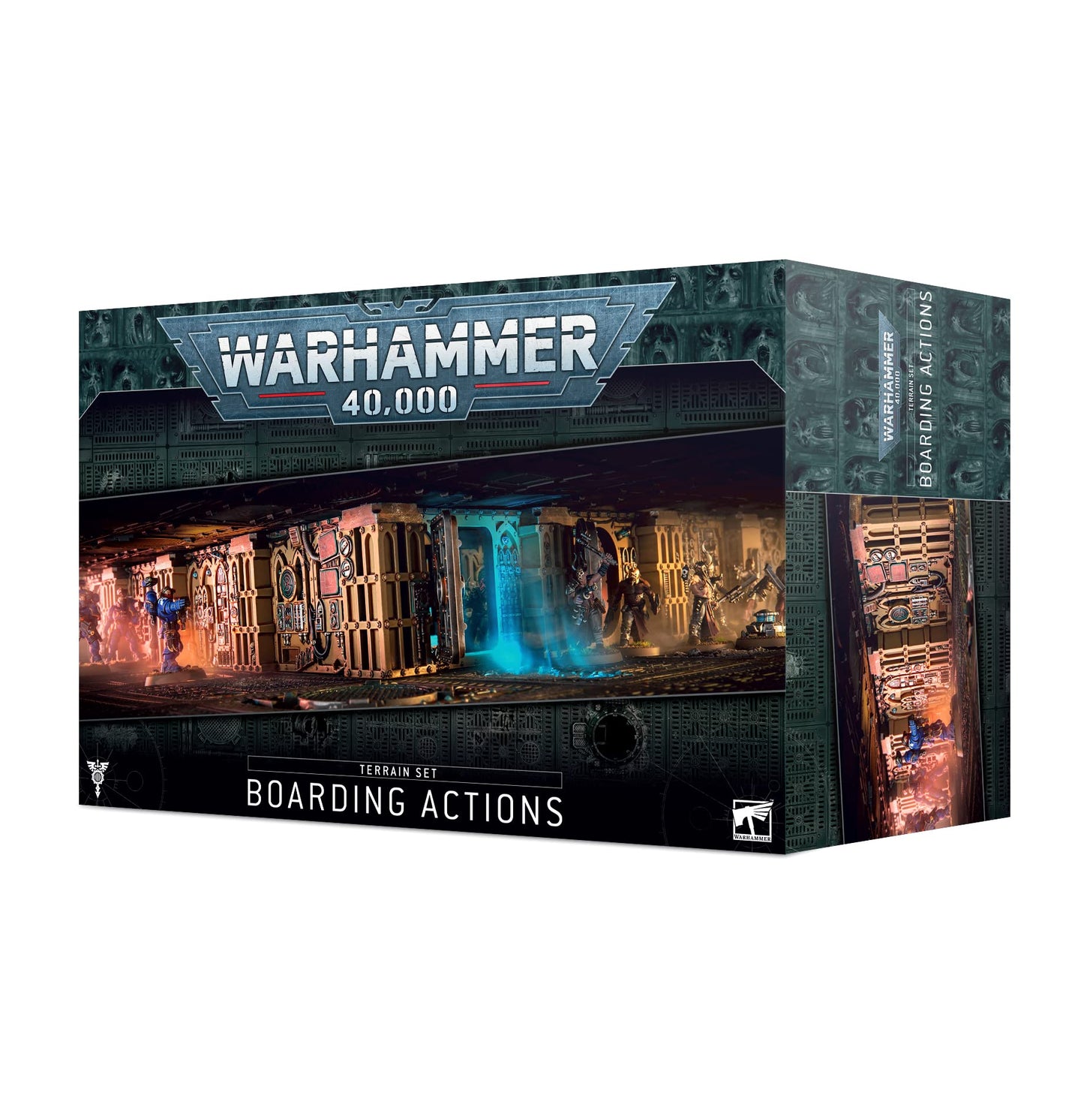 Games Workshop Warhammer 40,000 Boarding Actions Terrain Set | Modular Corridors, Doors & Boards