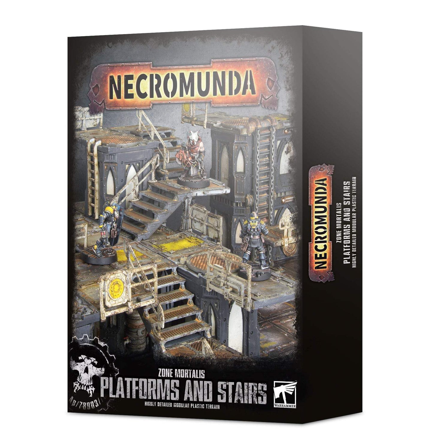 Games Workshop Zone Mortalis: Platforms & Stairs | Modular Terrain for Necromunda, Warhammer 40,000 & Kill Team
