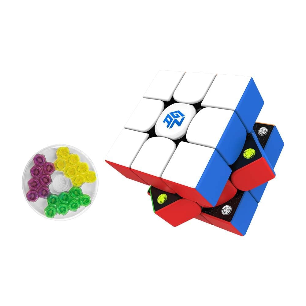 GAN 356 M Magnetic Speed Cube – Stickerless Frosted Version with GES Tuning