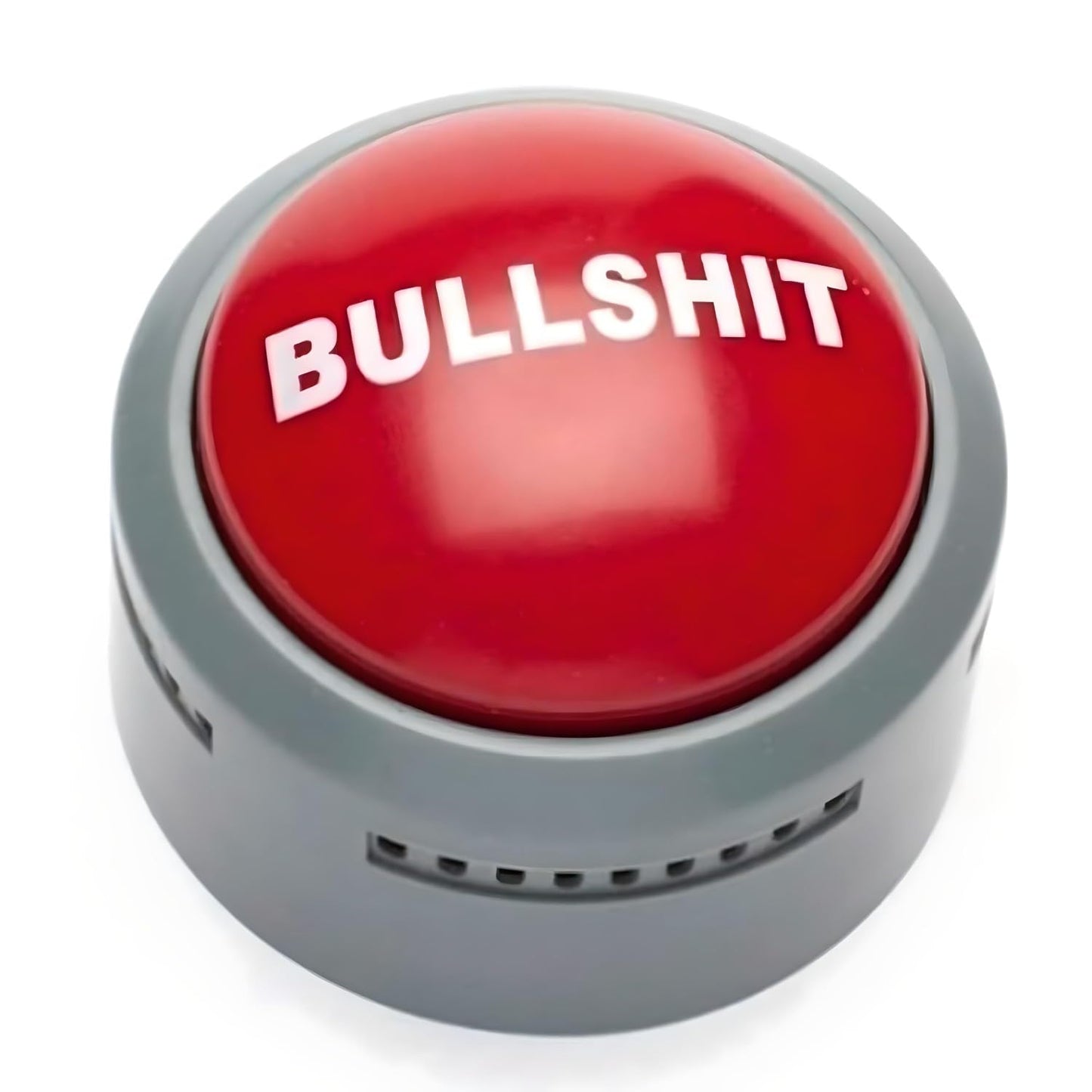 Gemmy Bullshit Button – Hilarious Sound Effects & Flashing Lights | Gag Gift for Friends & Colleagues | Batteries Included