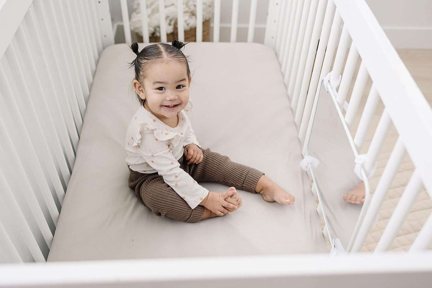 Genius Baby Toys: Large Double-Sided Baby Mirror with High Contrast – NICU Approved & Shatterproof