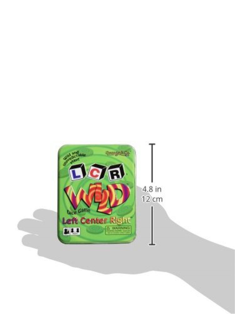 George GEO0723 LCR Wild Dice Game – Large Dice, Wild Twist