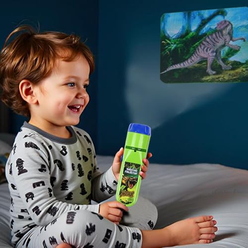 Georgie Porgy Dinosaur Projector Toy – Educational Night Light & Kids Flashlight