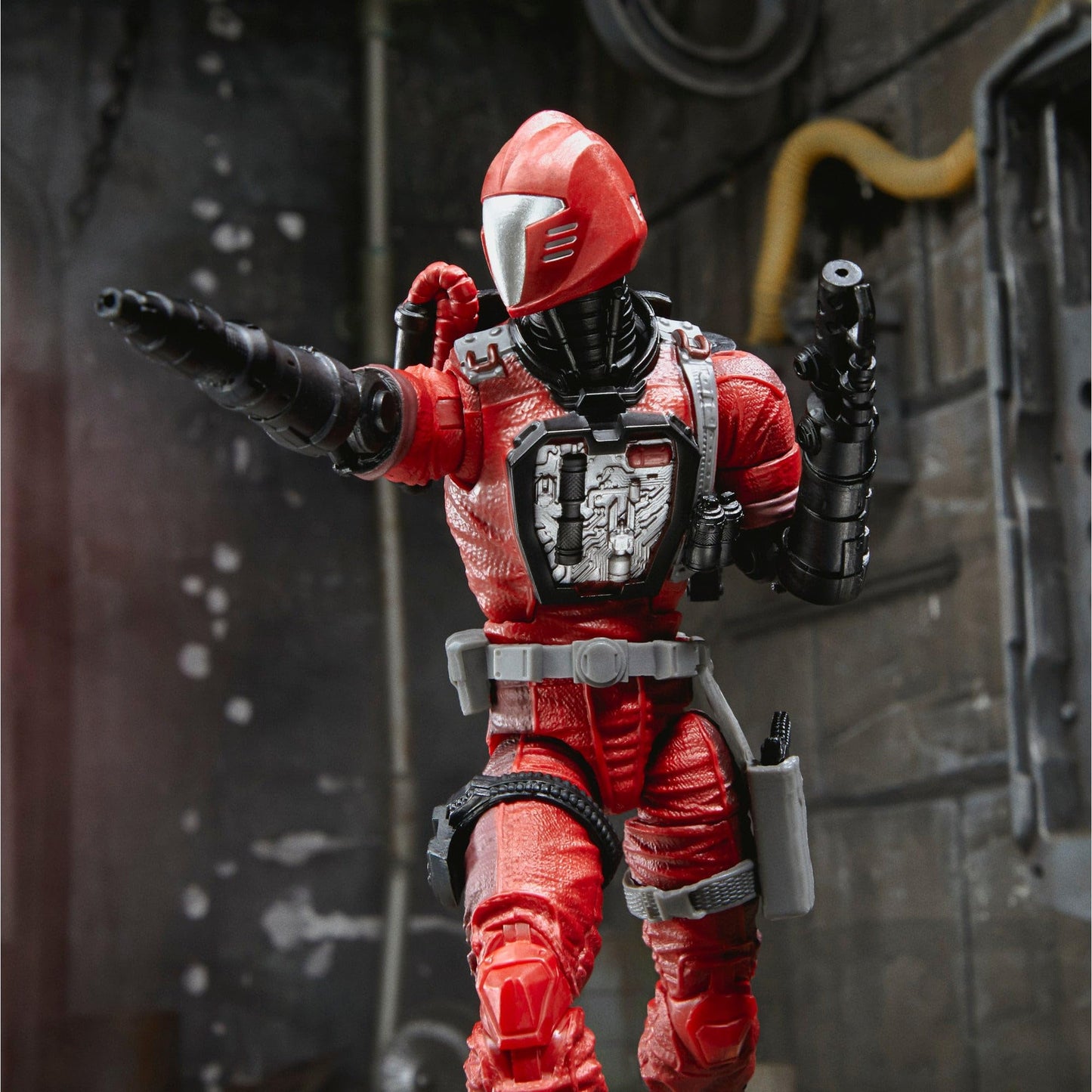 G.I. Joe Classified Crimson B.A.T. Action Figure – 6-Inch Collectible with 8 Accessories | Custom Packaging Art
