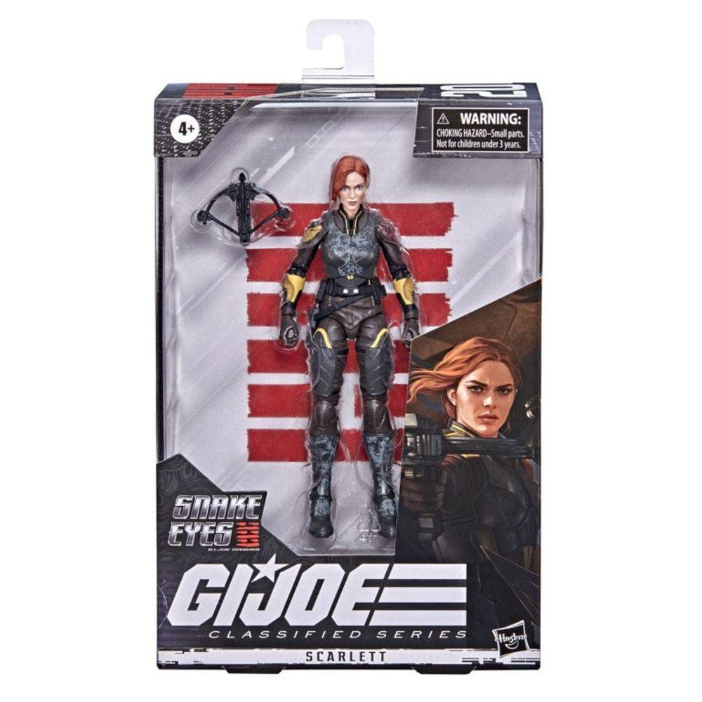 G.I. Joe Classified Series Scarlett Action Figure – 6-Inch Premium Toy with Custom Package Art