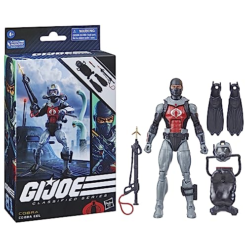 G.I. Joe Classified Series Cobra EEL Action Figure – 6-Inch Amazon Exclusive with 6 Accessories