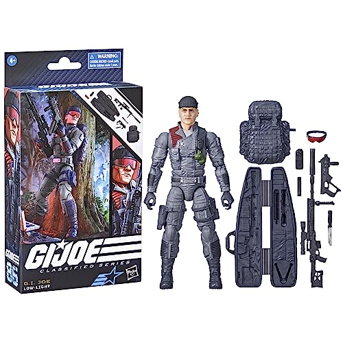 G.I. Joe Classified Series Low-Light 6-Inch Action Figure with 10 Accessories | Collectible Figure