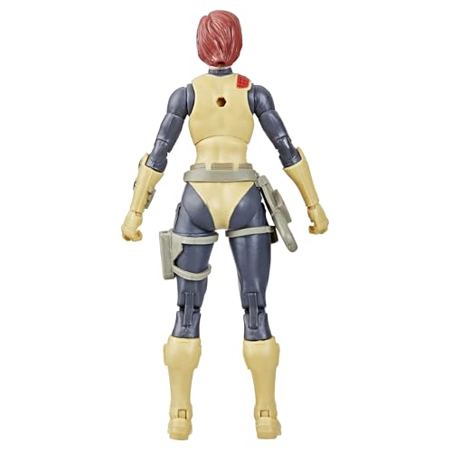 G.I. Joe Classified Series Scarlett 6-Inch Figure – Retro Cardback with 17 Accessories