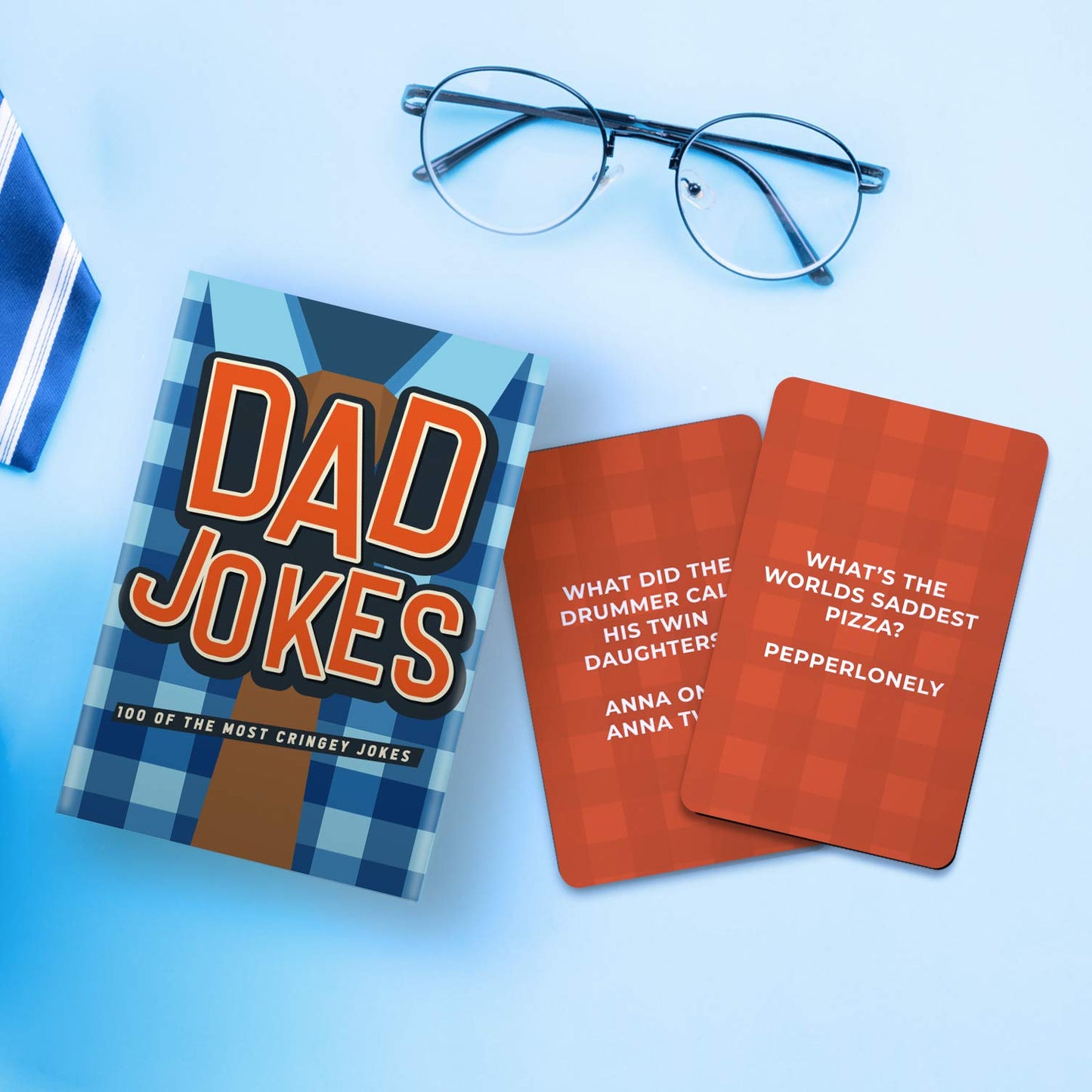 Gift Republic Dad Jokes – 100 Hilarious Cards for Father’s Day, Birthdays & Christmas