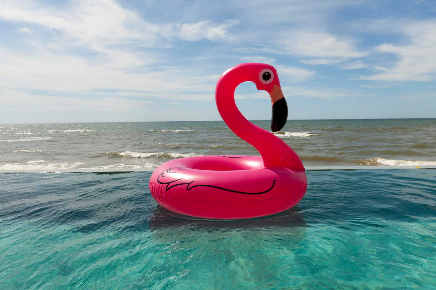 GiftExpress 48-Inch Inflatable Flamingo Pool Float – Adults & Kids Lounger