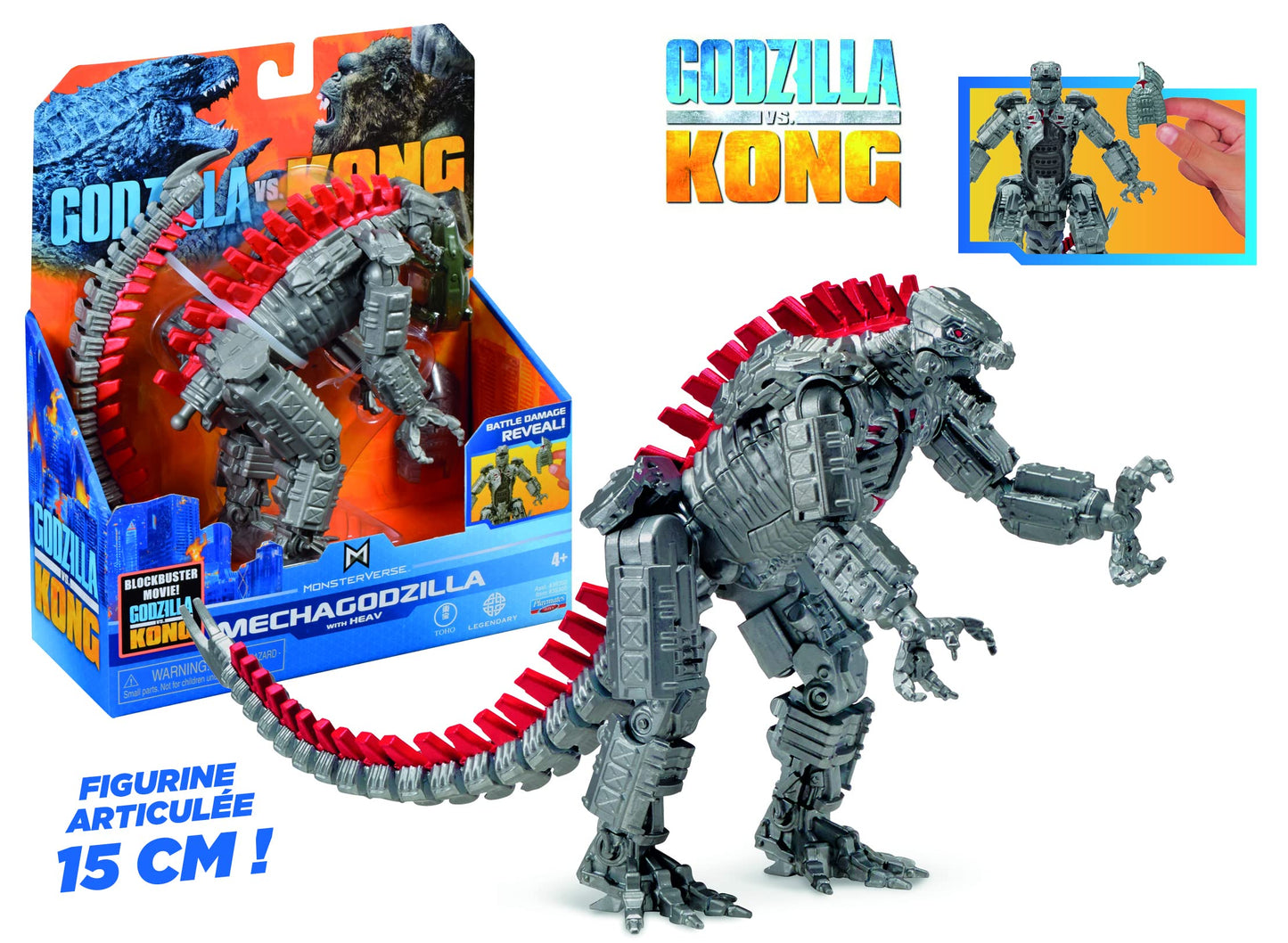 Giochi Preziosi MonsterVerse MechaGodzilla 6-inch Action Figure – 15 cm