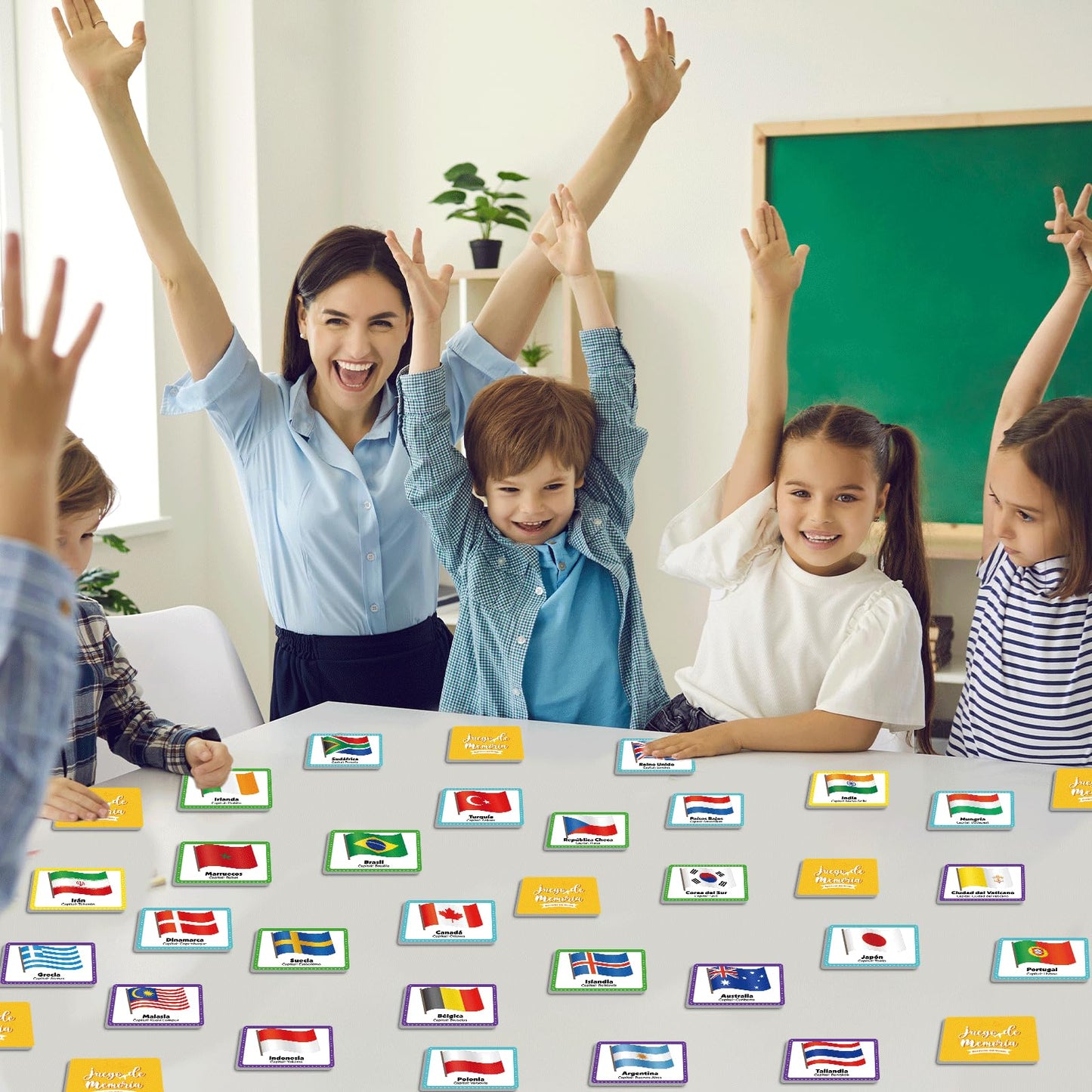 gisgfim Flags of the World Memory Game – 50 Pairs (Spanish Edition) for Kids & Adults