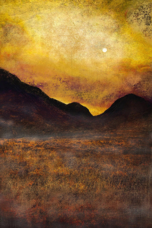 Glencoe Moonlight | Statement Interior Wall Art from Scotland