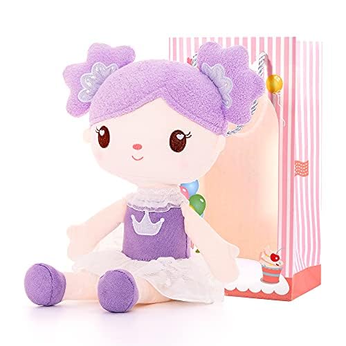 Gloveleya Candy Princess Plush Doll – Gift-Ready Purple Baby Doll for Girls