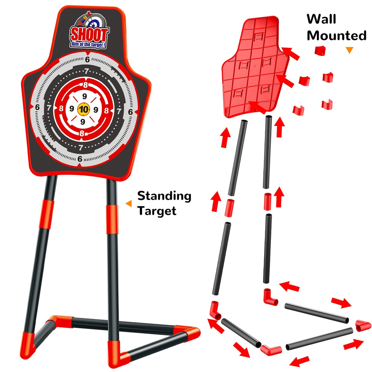 GMAOPHY LED Light-Up Archery Set – 2 Pack Bow & Arrow Toy with 20 Arrows for Kids 4-12