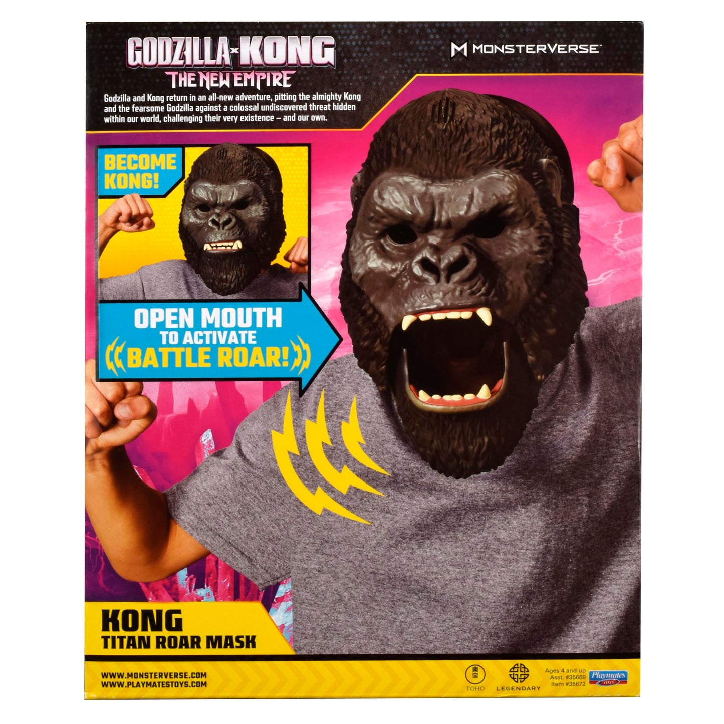 Godzilla x Kong Kong Interactive Mask by Playmates Toys | MonsterVerse