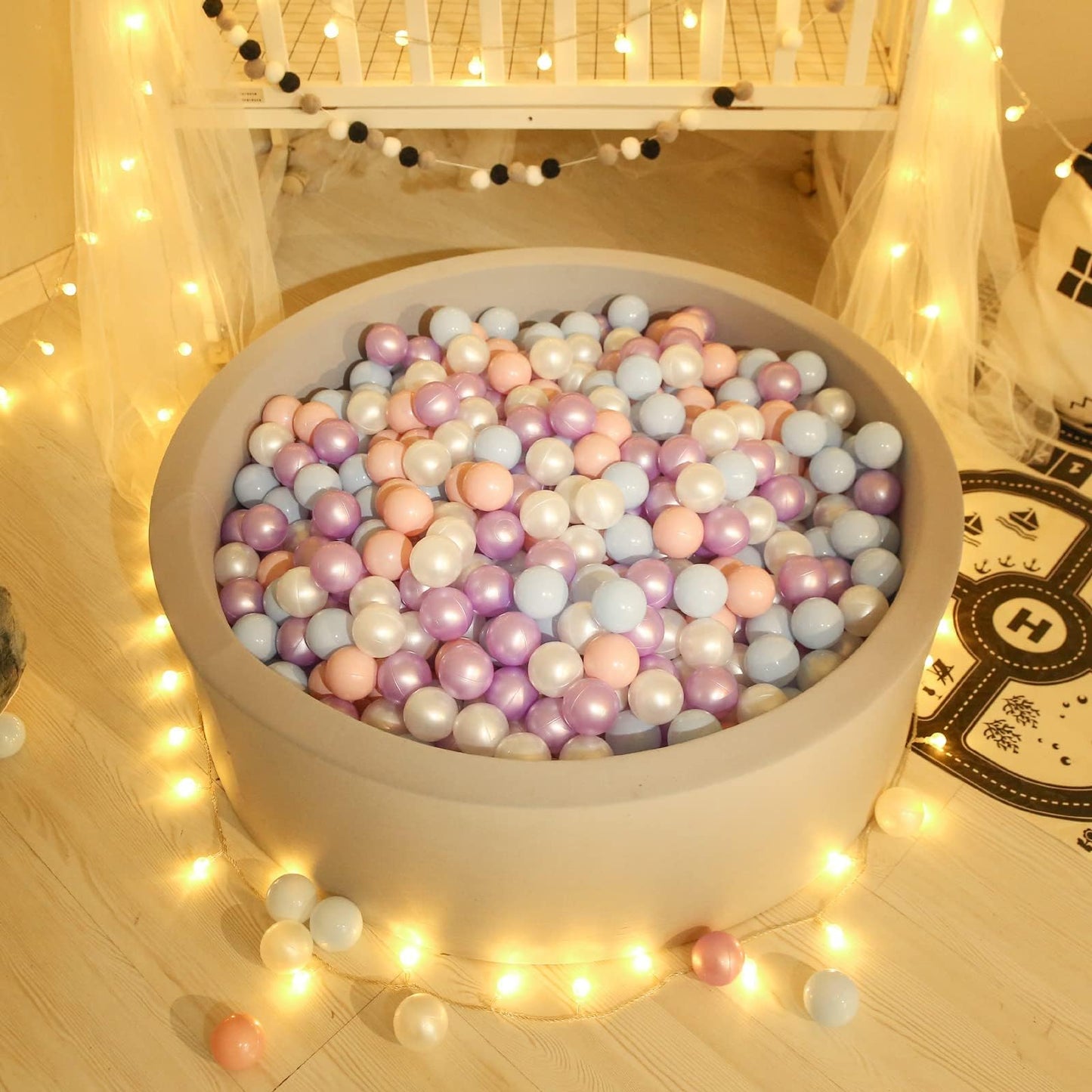 GOGOSO Ball Pits Balls – 100 Count, Non-Toxic 2.2-Inch Crush-Proof Play Balls