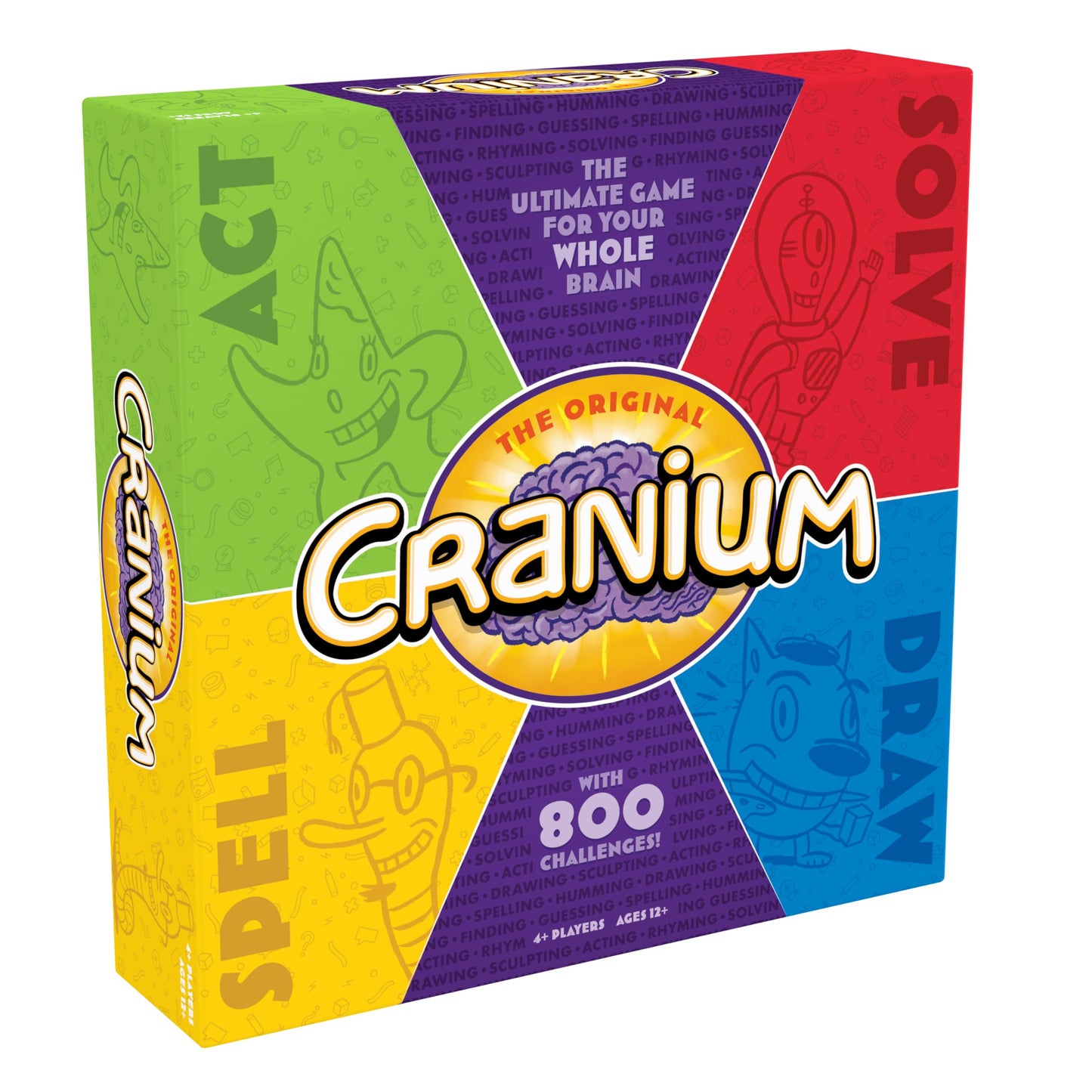 Goliath Cranium Classic – Team-Based Family Party Board Game for 4+ Players