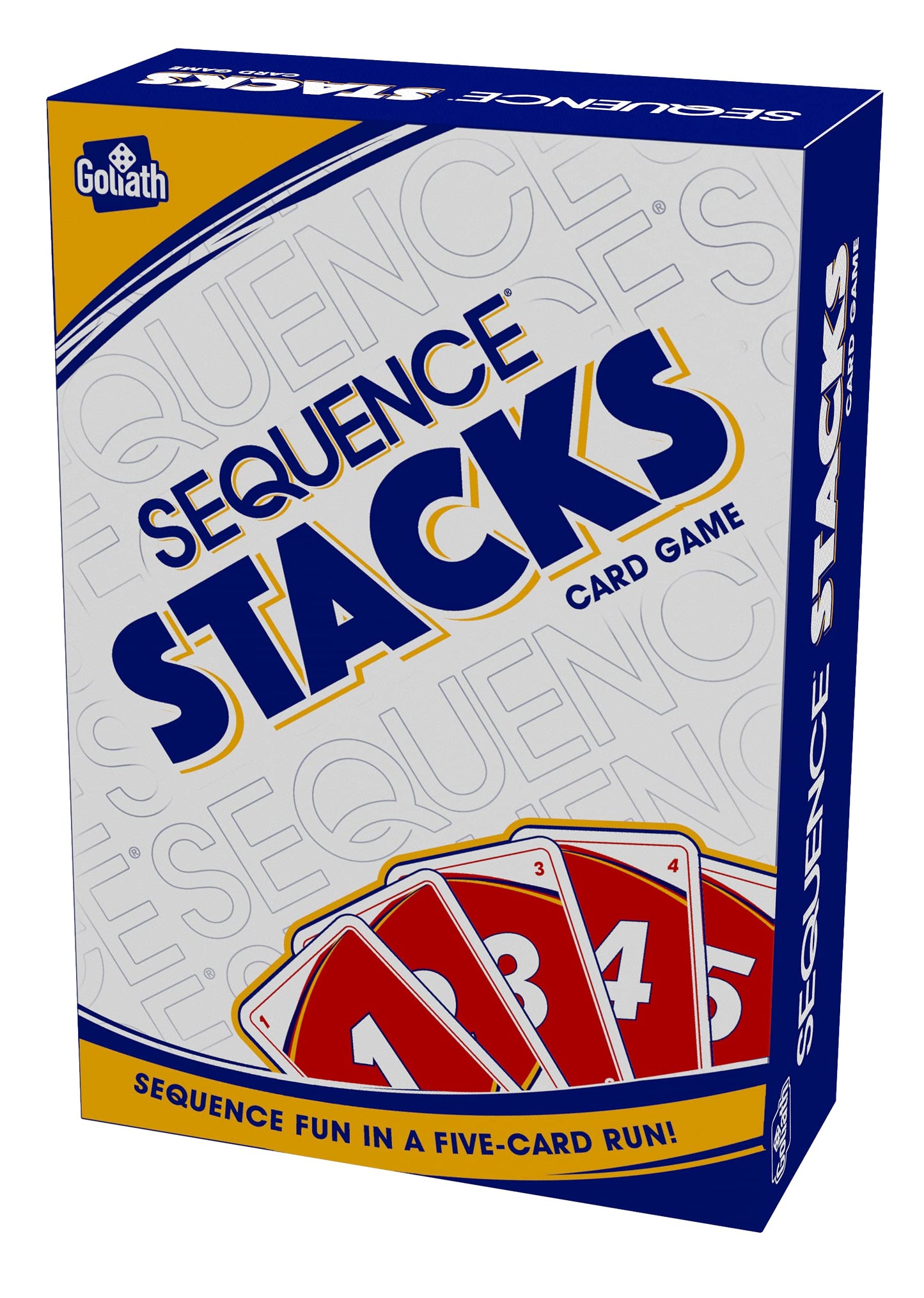 Goliath Sequence Stacks Card Game – Fast Run-Building Family Fun