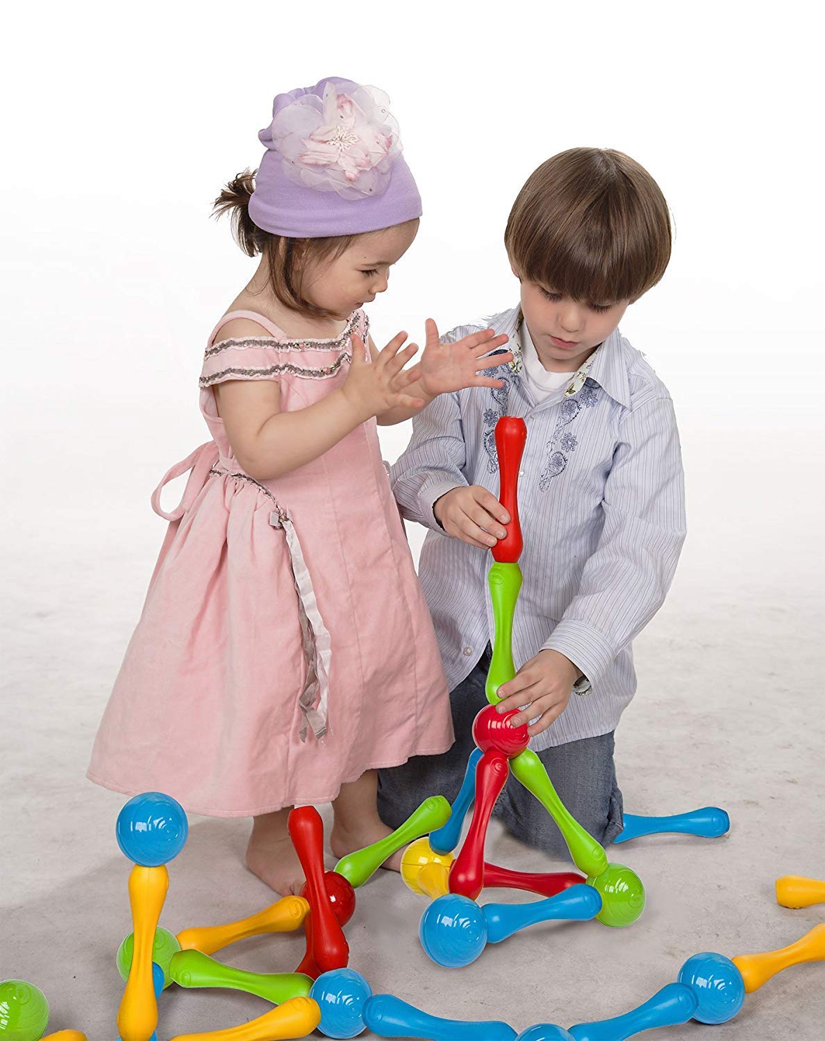 Goobi 20-Piece Magnetic Construction Set for Toddlers | STEM Learning Blocks