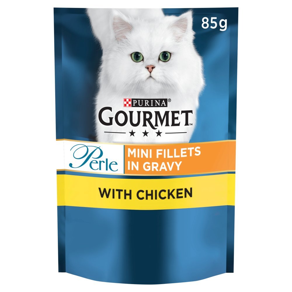 Gourmet Perle Mini Fillets in Gravy with Chicken 85g (Case of 26)